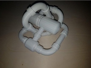 labyrint geocaching bulmaca önbellek 3d print model - Mito3D