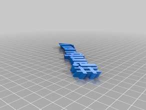 mon personnalisés iamburny du texte - nom porte-clés télécommande de l'organisation personnalisé 3d print model - Mito3D