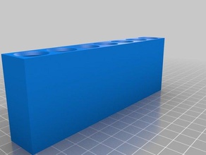 my customized screwdriver stand 7x14 tool holders & boxes 3d print model - Mito3D