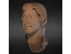 head maenad scans & replicas 3d print printing scan scanning apollo bust cultural heritage god greek man mythology religion roman sculpture woman 3d print model - Mito3D