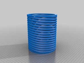coil cup organization 3d print model - Mito3D