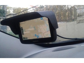tom pare-soleil visière écran visi re visera de l'automobile le gps titulaire support tom-tom 3d print model - Mito3D