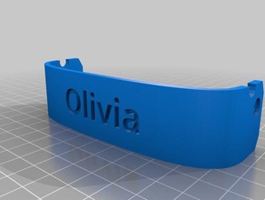 olivia - custom bumper robotics customized 3d print model - Mito3D