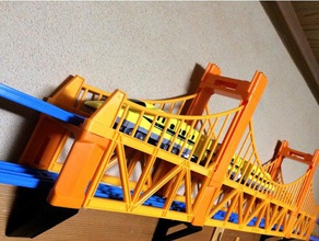 plareile lintel single-track block mechanical toys plarail 3d print model - Mito3D