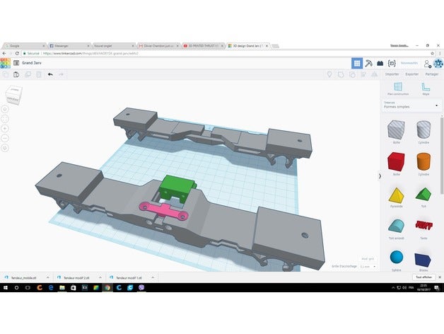 planalto stabilis avec tendeur y despeje dagoma discoeasy200 A impressão 3d discoeasy 200 courroie 3D print model - Mito3D