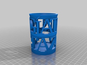 my customized penholder tecnozalaeta model furniture 3d print model - Mito3D