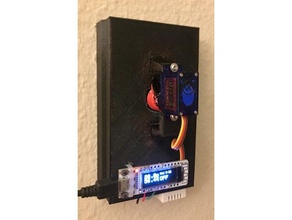 thermostat servo cover diy 3d print model - Mito3D