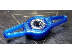 hypercube wing-nut m8 spoolholder 3d printer parts 3d print model - Mito3D