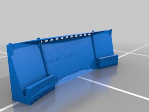 model Barajı kavisli modelleri 3dmodel su 3d print model - Mito3D