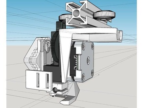 flsun i3 x-taşıma titan aero 3d yazıcı parçaları 3d print model - Mito3D