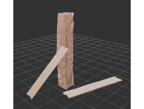 old weathered lumber 3d printing 3d print model - Mito3D