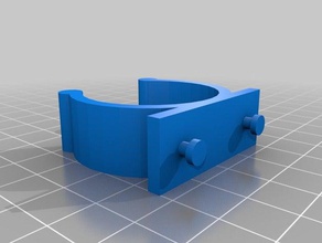 power strip pole clip organization 3d print model - Mito3D