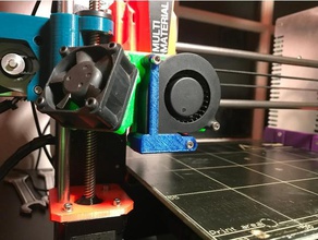 prusa mk2 parte migliore della ventola di raffreddamento del dotto supporto Stampante 3d accessori i3 mk2s 3d print model - Mito3D