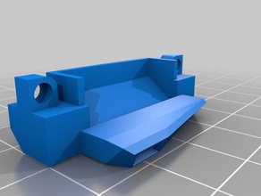 cr-10 directed fan duct fixed screws 3d printer parts 3d print model - Mito3D