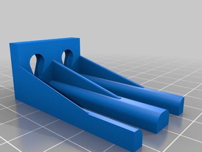 meine angepasste test lead holder -3 Finger Werkzeug-Halterungen & - Boxen kundengebundene 3d print model - Mito3D
