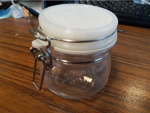 Glas Deckel Container jar 3d print model - Mito3D