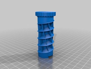 31 day spiral pill box 3d print model - Mito3D