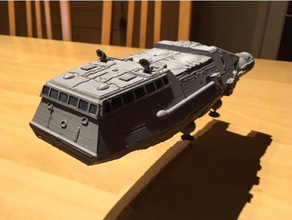 battlestar galactica de transporte veículos gal 356 3d print model - Mito3D