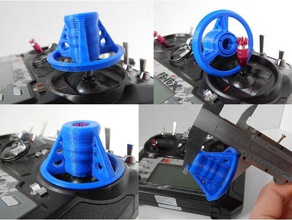 flysky fs-i6x rc gimbal protection r c vehicles fs-i6 protector 3d print model - Mito3D