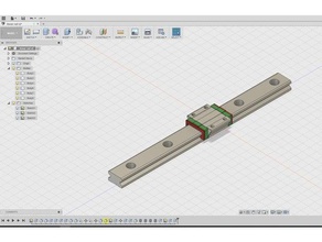 linear rail Stampante 3d parti cuscinetto lineare il movimento 3d print model - Mito3D