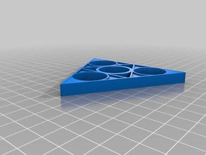 triângulo de força giratório brinquedo & acessórios para jogos fidget a lenda zelda triforce 3d print model - Mito3D