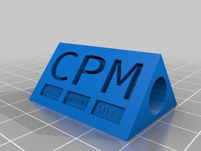 cpm desk badge coins & badges 3d print model - Mito3D