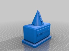 meilleur programmeur trophée art 3d print model - Mito3D