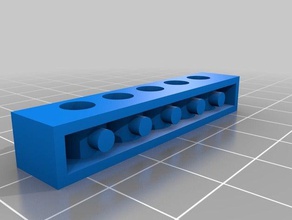 de trabajo la pieza lego ah iniciales La impresión en 3d 3d print model - Mito3D