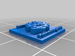 bussola makerspace logo segni e loghi 3d print model - Mito3D