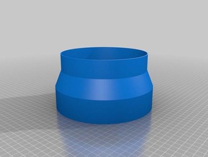 mon personnalisés simple réducteur de la pipe pièces personnalisé 3d print model - Mito3D