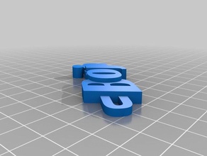llavero borja organization customized 3d print model - Mito3D