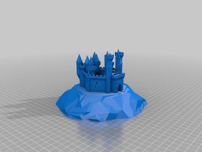 castle homer buildings & structures customized 3d print model - Mito3D