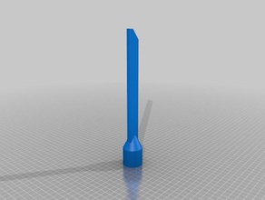 vacuum tool - long wide nozzle household supplies customized 3d print model - Mito3D