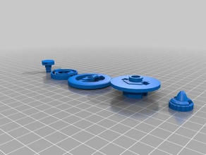 beyblade savunma mekanik oyuncaklar 3d print model - Mito3D