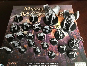 mansions madness 2nd edition miniature bases toy & game accessories board game miniatures