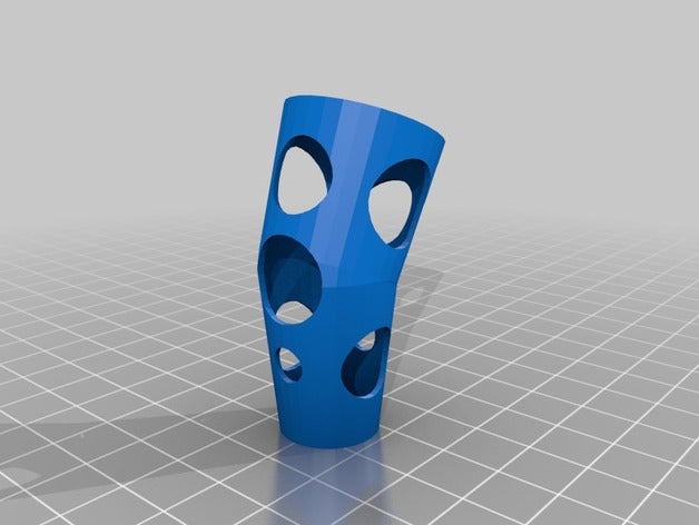 meine angepasste fingercast - Mitte der linken finger Biologie kundengebundene 3D print model - Mito3D