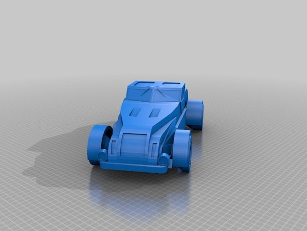 burton 425 hardtop 2cv kit basado en el coche vehículos citroen kitcar baja poli 3D print model - Mito3D