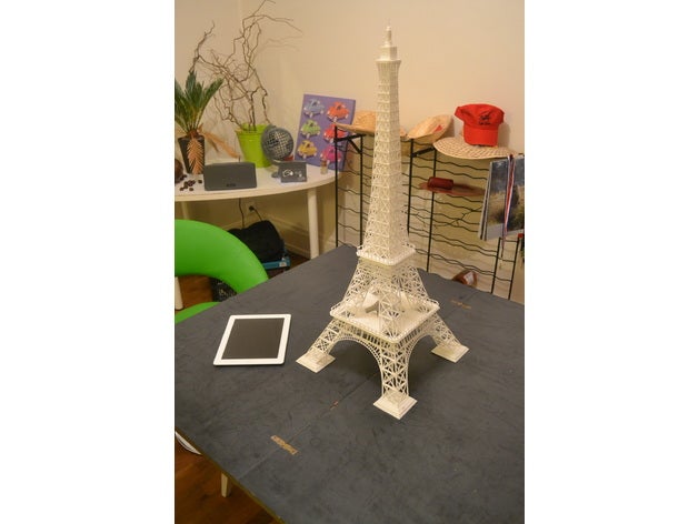 Eyfel tur sanat eiffeltower 3D print model - Mito3D