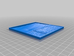 litofan atardecer tuxpan - colores invertidos 2d art su misura 3d print model - Mito3D