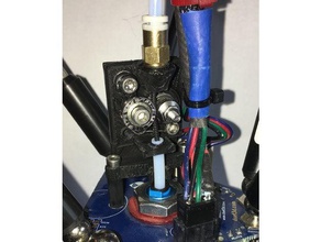 filament monitor mount gearbox housing duet smart effector 3d printer parts created freecad wifi 3d print model - Mito3D