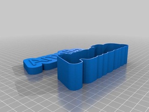 amelia text box toys & games customized 3d print model - Mito3D