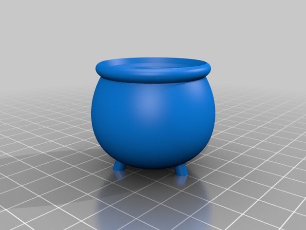 cauldron props halloween 3D print model - Mito3D