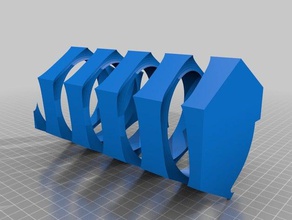 abstract pencil holder organization 3d print model - Mito3D