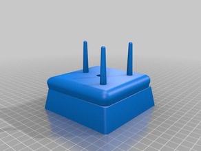 baseball holder containers base three 3d print model - Mito3D