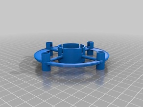 flying ufo rc drone 8mm motor holders 3d printing 3d print model - Mito3D