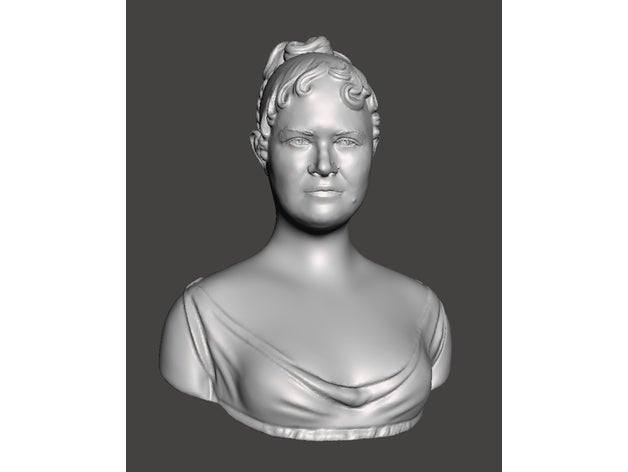 charlie wurtenburg scans & Replikate 3dscan 3d-portrait agisoft photoscan Kunst die Büste dallas Marmor meshmixer museum Photogrammetrie portrait Prinzessin statue Frau 3D print model - Mito3D