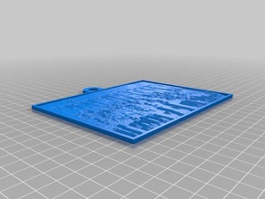 yürüyen ölü 2d sanat özelleştirilmiş 3d print model - Mito3D