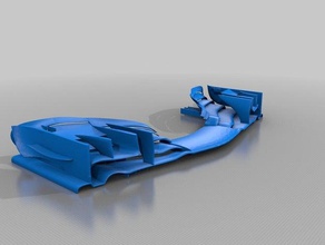 sf70h Flügel automotive Formel 1 3d print model - Mito3D