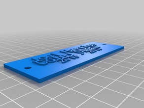 özel plaketimi organizasyon özelleştirilmiş 3d print model - Mito3D