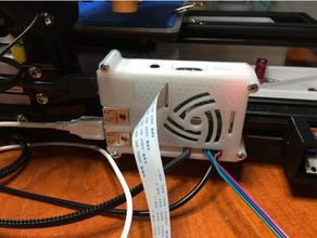 raspberry pi 2020 mount eg cr-10 am8 tevo tarantula tornado 3d printer accessories 20x20 3d print model - Mito3D